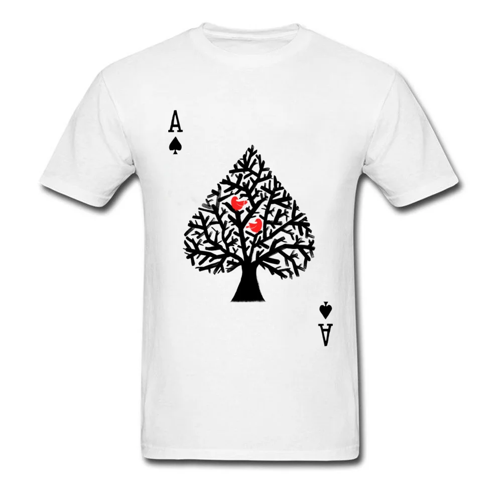 Мужские футболки с игральными картами забавная крутая футболка принтом &quotAce Of