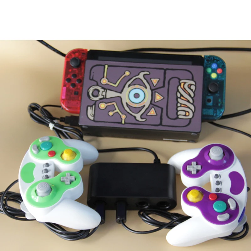 4 порта для GameCube/NGC контроллер адаптер конвертер WiiU/PC USB Nintendo переключатель