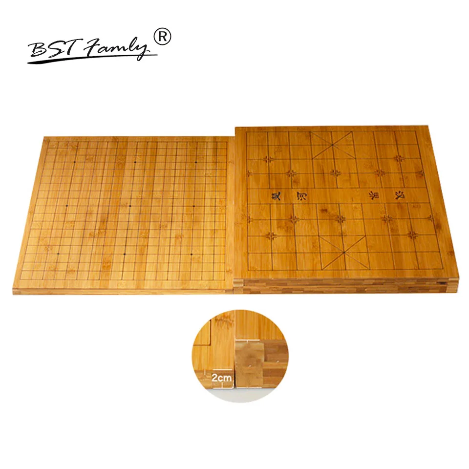 BSTFAMLY Bamboo Go Chess 19 дорожная шахматная доска 44 см * 47 2 китайская старая игра Weiqi Board