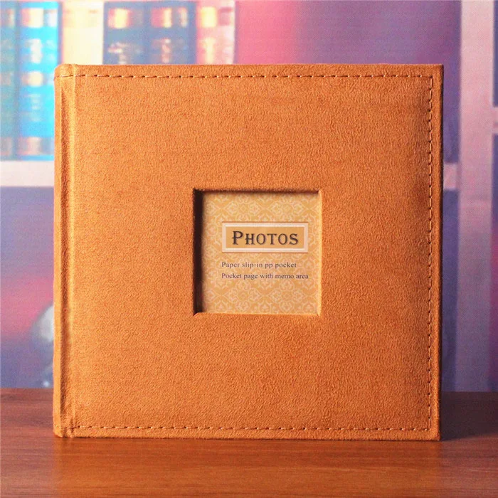6-дюймовый фотоальбом 200 фотографий памятный альбом 4 цвета фланелевый чехол с