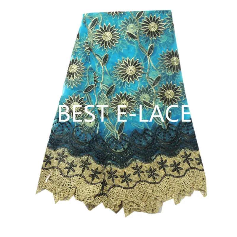 Последней африканской кружева Бисер Оптовая Франция швейцарский шнурок