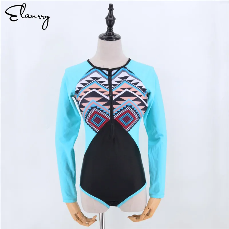 Новинка 2017 женская одежда для серфинга цельный купальный костюм с пуш-ап
