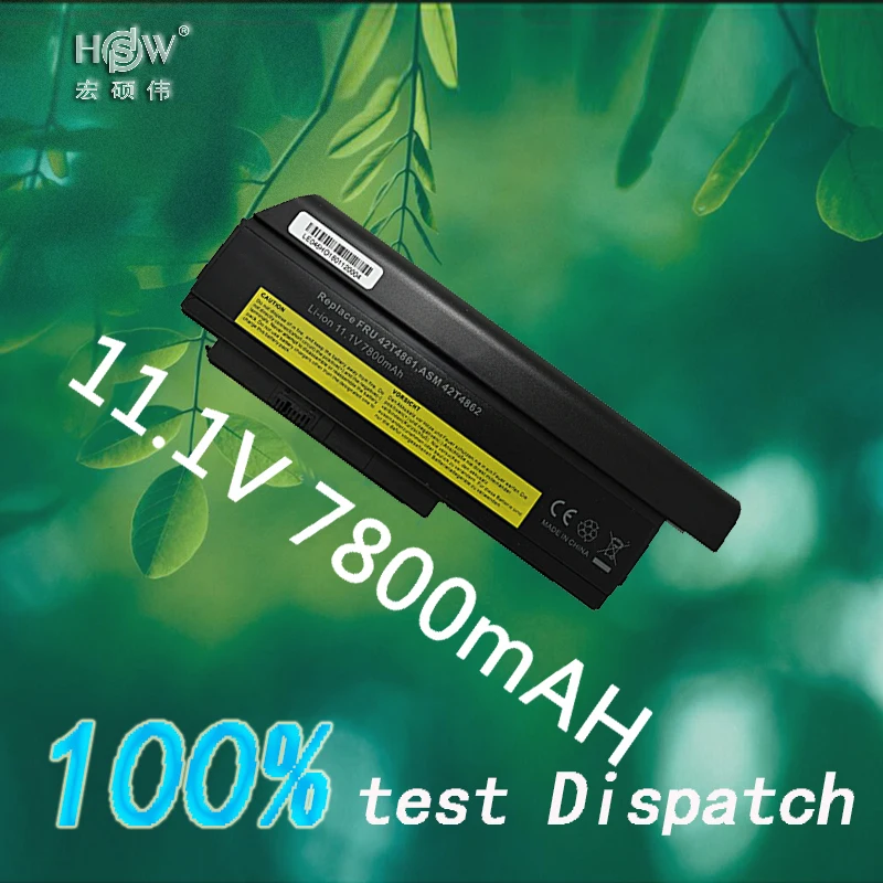 HSW 9 ячеек 7800 мАч аккумулятор для lenovo ThinkPad X220 X220i 0A36282 42T4875 АСМ 42T4862 FRU 42T4863 42T4873 42Y4868