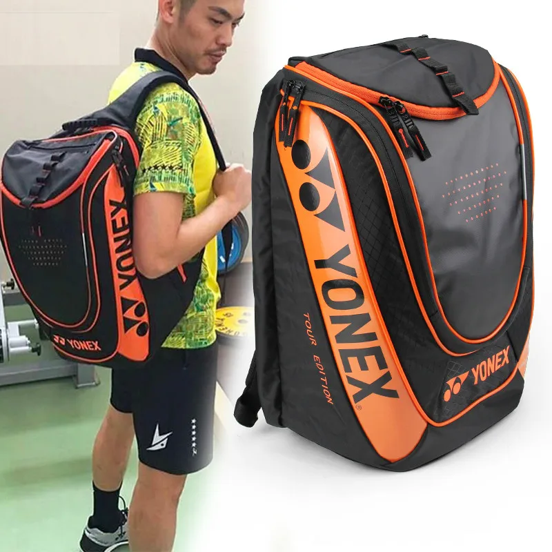 Оригинальный рюкзак Yonex для ракеток бадминтона Yy спортивный брендовый с сумкой