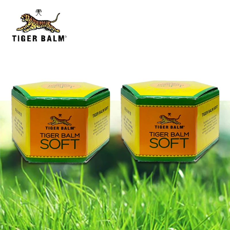 

Hong Kong 2pcs tiger balm soft ointment for individuals with headache,stuffy nose, itchiness (50g)