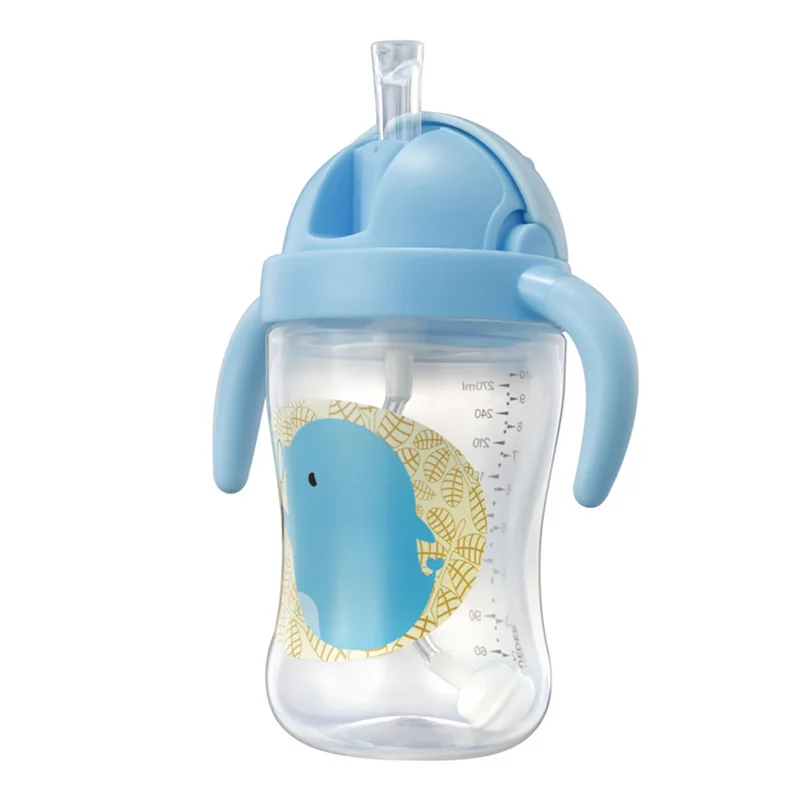 VALUEDER 270 мл детская чашка с рисунком Детская обучающая скользящая крышка