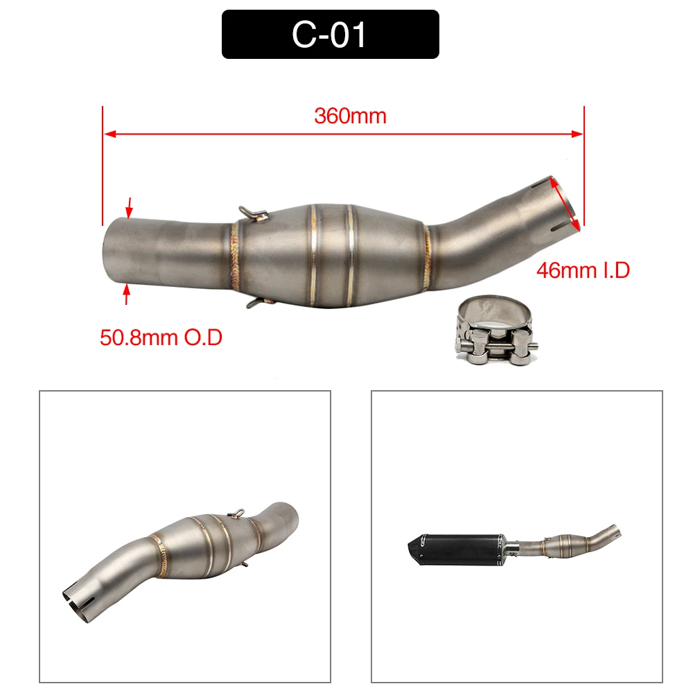 Выхлопная система полного цикла для мотоцикла ZSDTRP для Benelli 300 BJ300 BJ300GS.