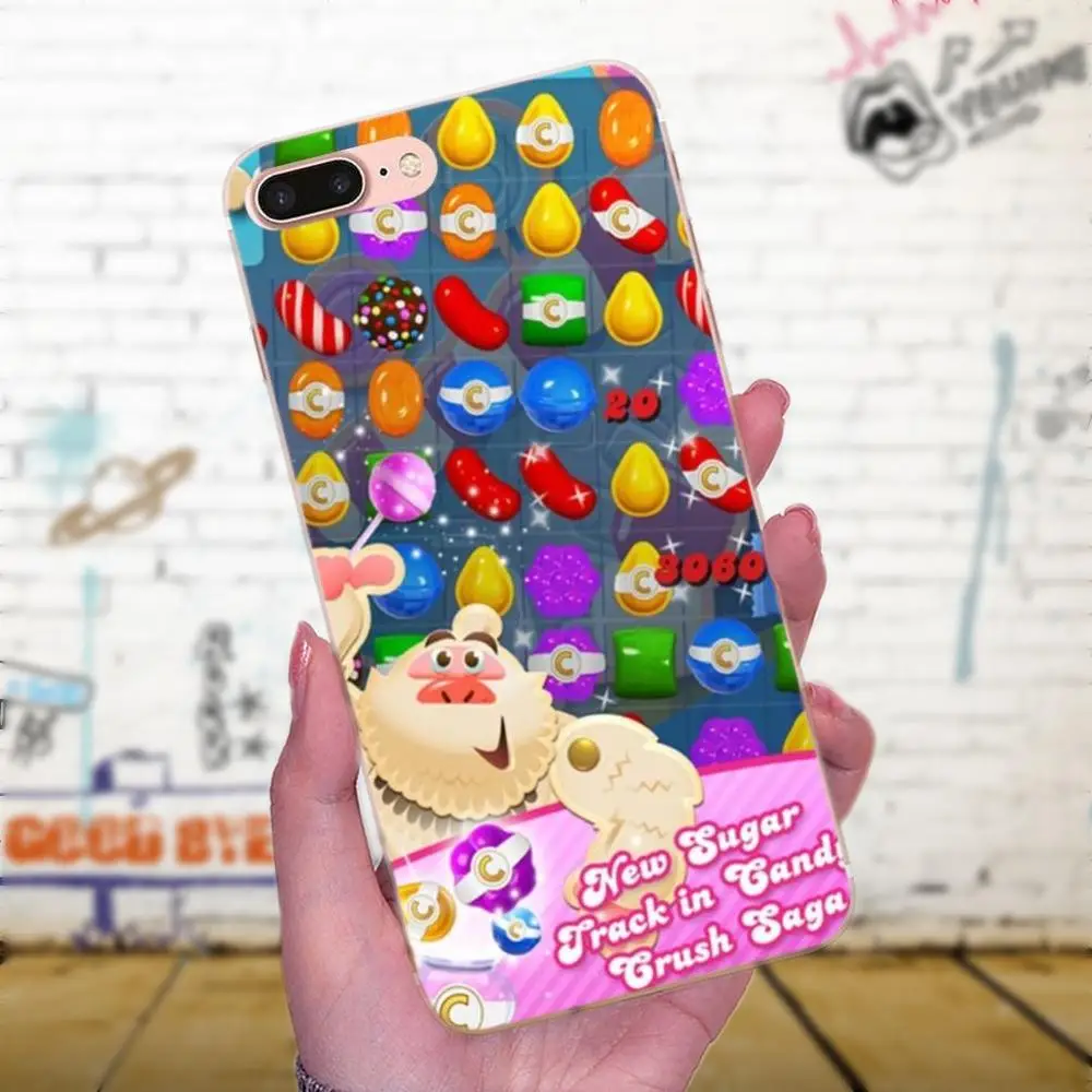 Для Xiaomi Mi3 Mi4 Mi4C Mi4i Mi5 Mi 5S 5X 6 6X 8 SE A1 Max Mix 2 Note 3 4 сотовый Чехол Candy Crush Saga | Мобильные
