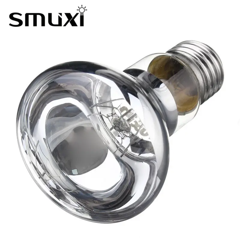 Smuxi 25 Вт 50 75 100 E27 Лампа для обогрева домашних животных дневная ночь амфибин птица
