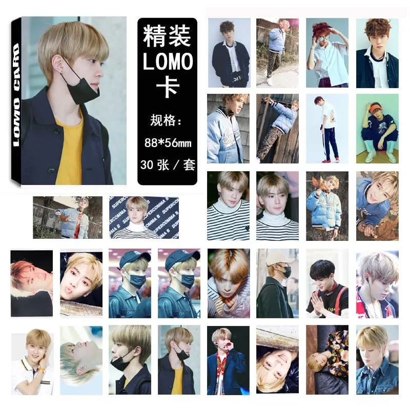 Kpop NCT127 коллективный одиночный LOMO в штучной упаковке набор из 30 неограниченных My
