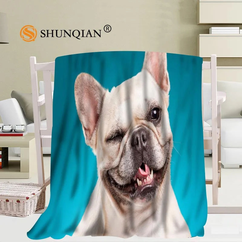 Custom большой размер довольно милые собаки одеяло s для кроватей Falafel теплый зимний
