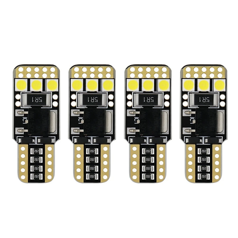 4 шт. автомобильный Стайлинг белый светодиод T10 194 W5W Canbus 6Smd 3030 светодиодная лампа