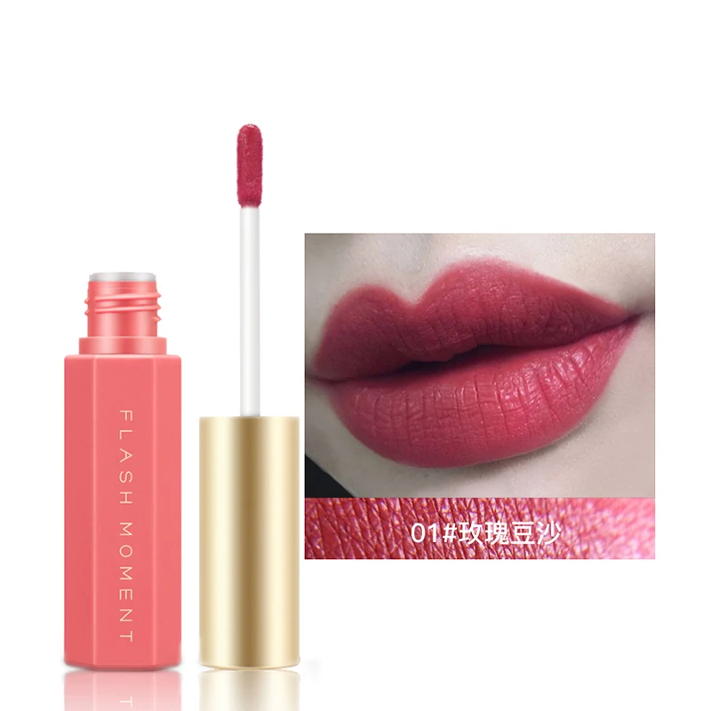 Pudaier 6 Colors Matte Velvet Lip Gloss Glaze Long Lasting Moisturizing Orange Liquid Lipstick Red Lipsticks Cosmetic | Красота и