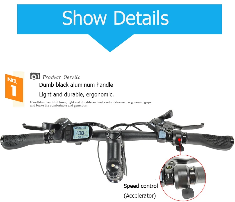 Электровелосипед для горного велосипеда 48 В литиевая батарея 350 Вт высокий