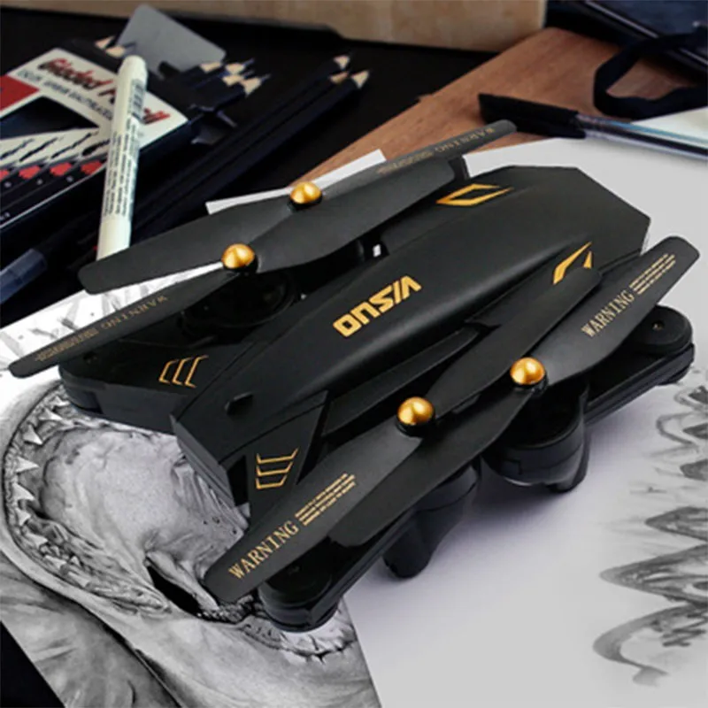 XS809S складной селфи Дрон с широким углом 2MP HD камера Wi Fi FPV системы XS809HW обновлен RC
