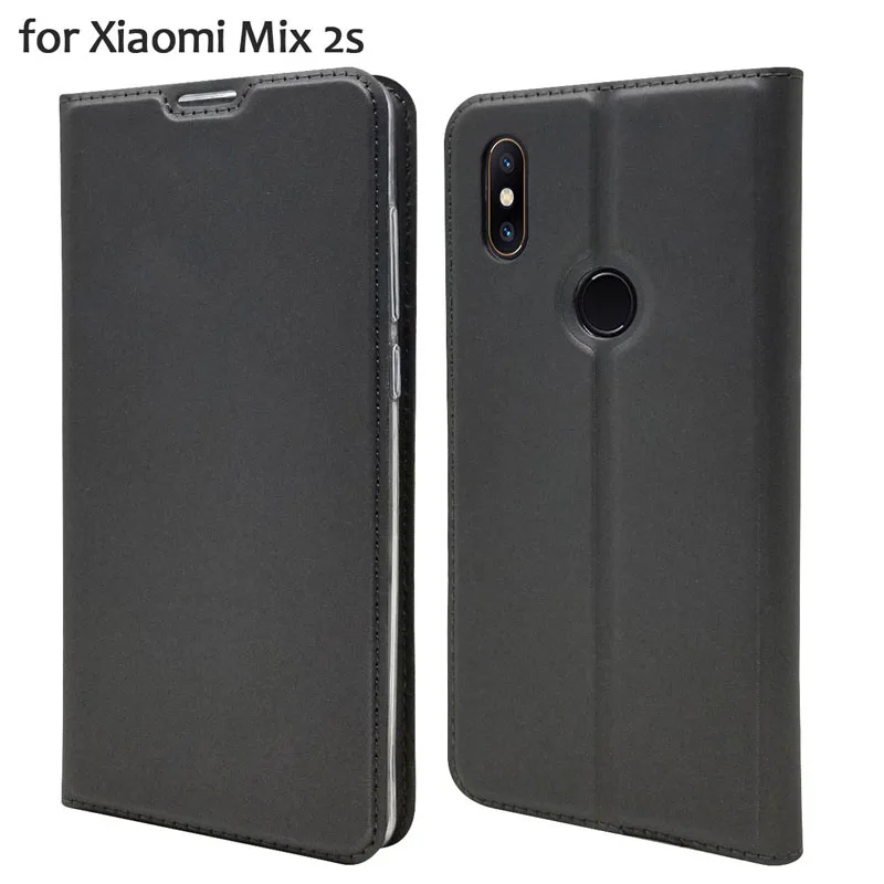 Чехол-книжка Pre mi um для Xiaomi mi Mix 2S 2 из натуральной кожи для Xiao mi x2S 6 ГБ 8 ГБ, защитный чехол-бумажник для карт