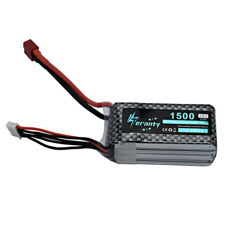 Высокая Мощность 4S 14 8 v 1500 мА/ч 35C LiPo Батарея T/XT60/JST/EC3 Plug Перезаряжаемые Lipo для