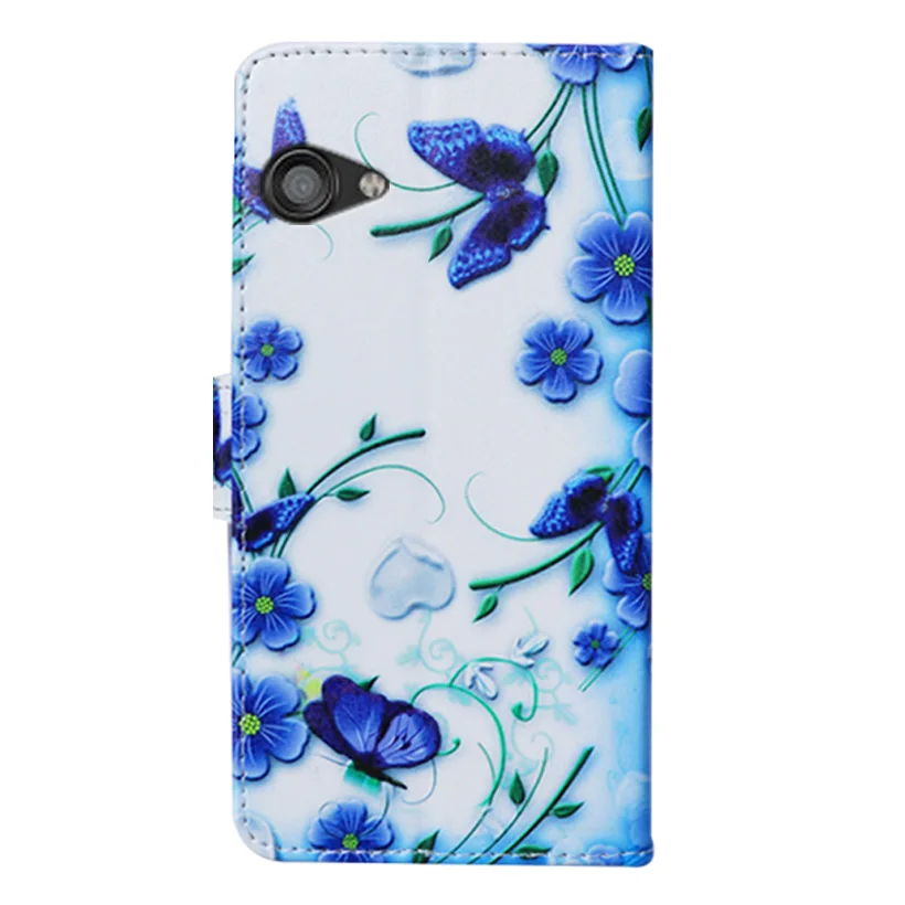 Для Vertu Aster P чехол мультфильм бабочка бумажник телефона из искусственной кожи