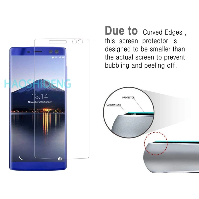 Полное закаленное стекло Для Doogee BL12000 Pro Защитное для экрана 2.5D 9 h