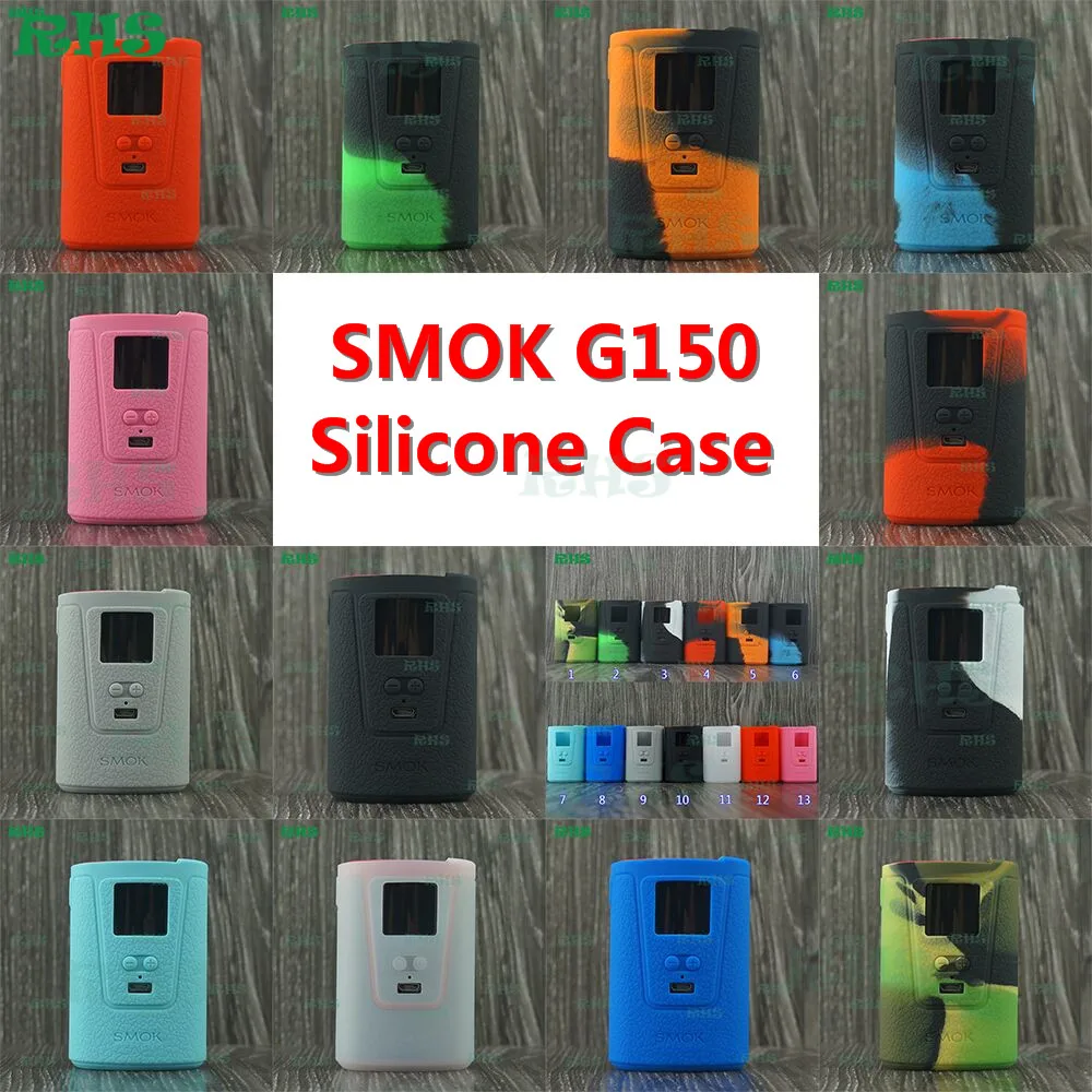 100% натуральный силиконовый чехол для 4200 мАч 150 Вт SMOK G150 набор с 5 мл TFV8 большой