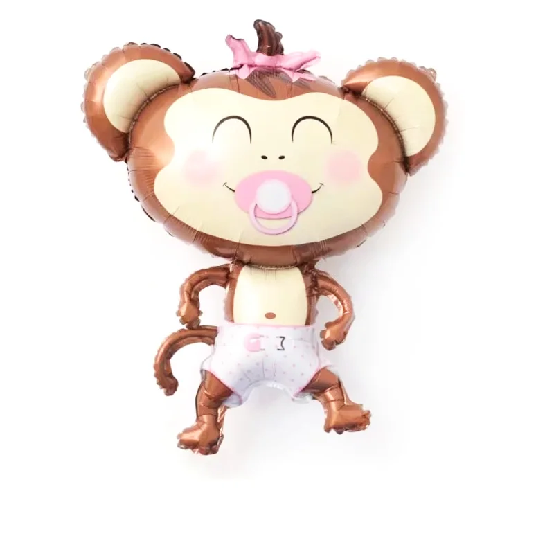 4 шт. соска воздушный шар в виде обезьяны перевернутая обезьяна детский день