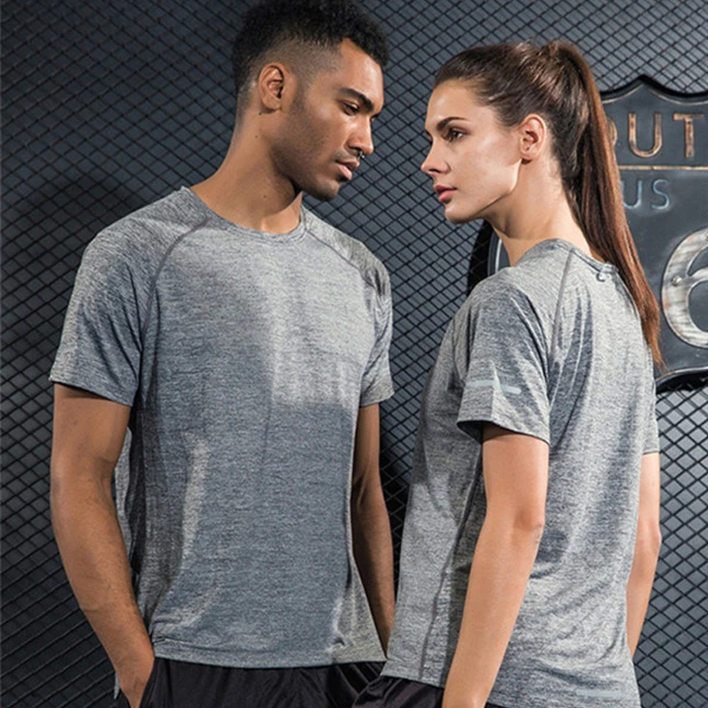 Брендовая мужская спортивная рубашка футболки для бега женщин спортивный костюм