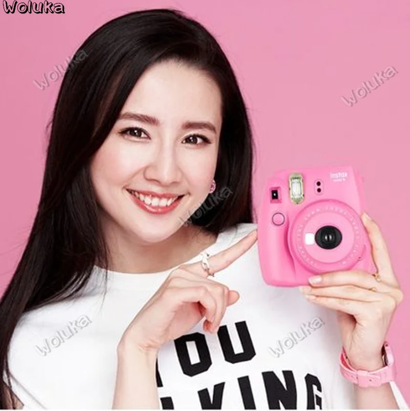 Instax Mini9 контейнер для фотоаппарата включает в себя мгновенную фотобумагу Mini8 обновление с зеркало для селфи и отбеливания CD50 T03