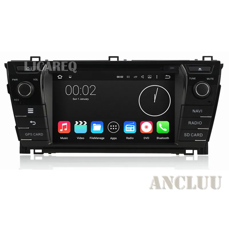 7 &quotQuad Core Android 5.1 автомобильный DVD для Toyota Corolla 2014 2015 GPS головное устройство стерео