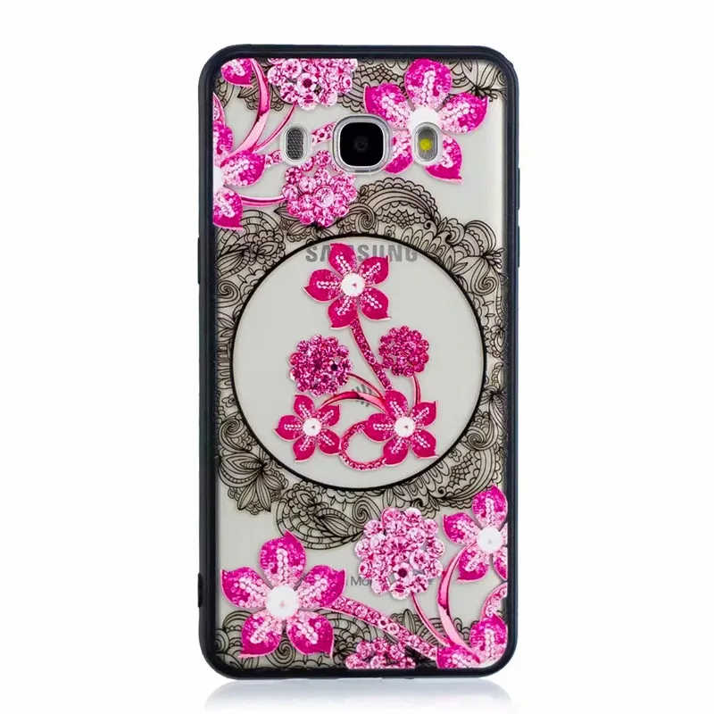 Прочный ТПУ чехол PDGB для Samsung Galaxy A3 A5 2016 J3 J5 J7 2017 S9 Plus Note 9 A7 J8 J4 J6 2018 Prime 3D с кружевными