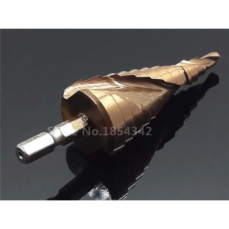 Сверло с шестигранным хвостовиком HSS CO M35 5 27 мм спиральная канавка металлическое