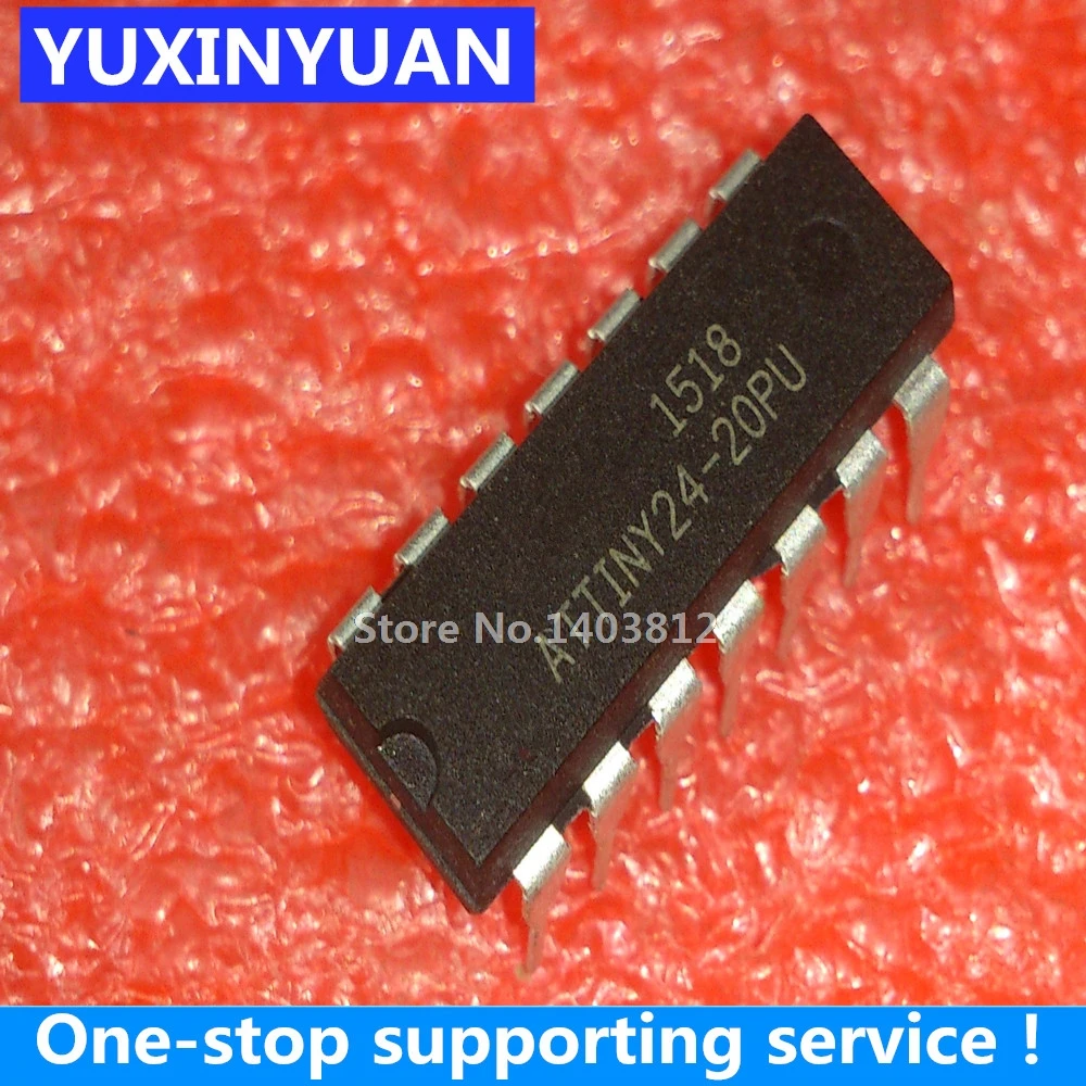 ATTINY24V 10PU TINY24 DIP 14 1 шт.|1pcs| |