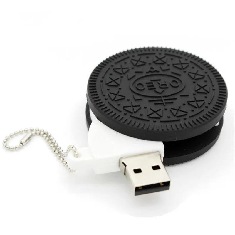 JASTER торговля печенье-сэндвич форма USB флэш-накопитель конфеты Маленькая мини смешная ручка диски 32 ГБ/16 ГБ/64 Гб usb U диск - Цвет: Oreo