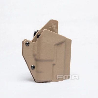 FMA тактическая поясная кобура для быстрого извлечения оружия G17L/G19 и X300 лампы с SF светильник-Подшипник кобура BK/DE/FG TB1327