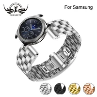 compatible samsung s3 band 20mm 22mm stainless steel watchband for samsung galaxy watch 42mm 46mm sm r810sm r800 quick release