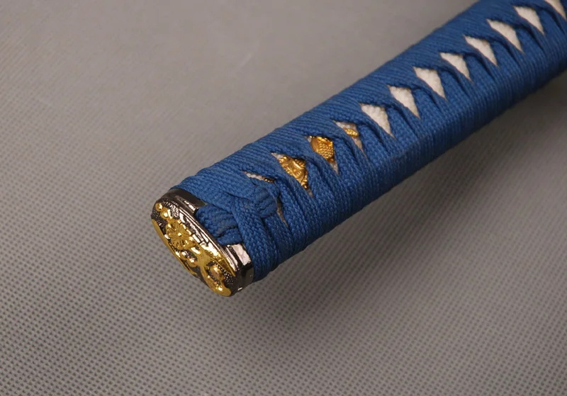 Нож из углеродистой стали Brandon Swords синий вакидзаси Самурай Полный японский нож Tang