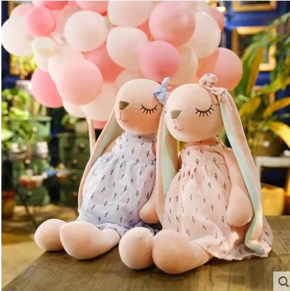 Новинка Модные плюшевые игрушки кролик кукла ушастого кролика Милая dollsleep для