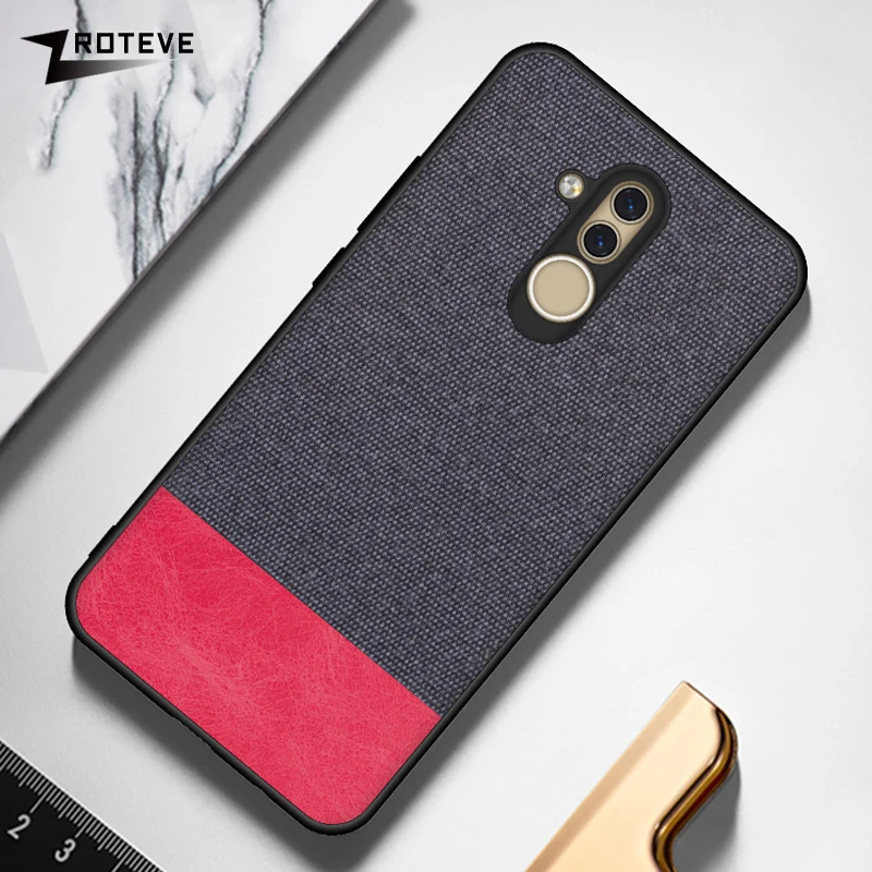 Чехол для Huawei Mate 20 Lite Мягкий тканевый чехол из ТПУ с краями Mate20 телефона|Бамперы| |