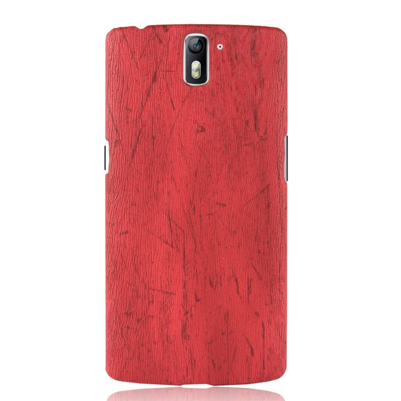 Для OnePlus One чехол 1+ 1 чехол 5," Жесткий чехол для телефона из искусственной кожи для OnePlus 1 чехол защитная задняя крышка оболочка для OnePlus one a0001 - Цвет: Red
