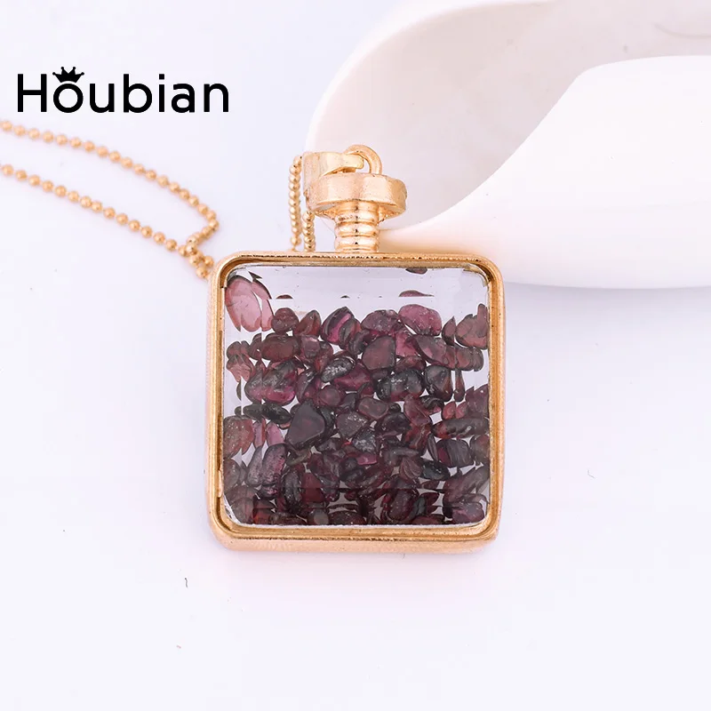 HouBian Новая натуральная флюоритовая Хрустальная прозрачная стеклянная