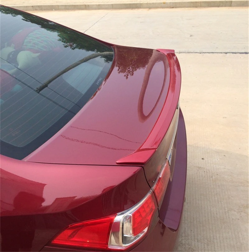 Используется для Honda accord евро mk8 спойлер 2009-2013 года настоящий углерод волокно ABS материал заднего крыла автомобиля аксессуары автомобиля рефитт