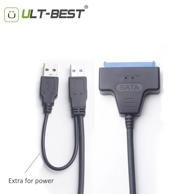Супер Скоростной адаптер SATA USB 3 0 к III 22 контактный конвертер для 2 5 &quotHDD/SSD