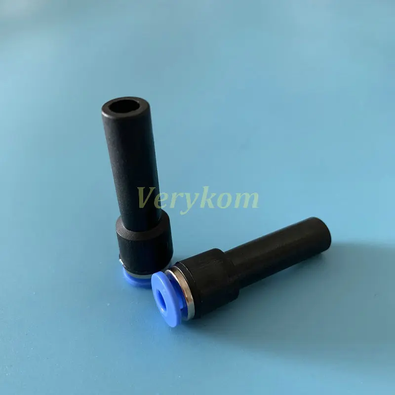 100 шт./лот пневматический штуцер для шланга с 6 мм на 4 переходником неравный