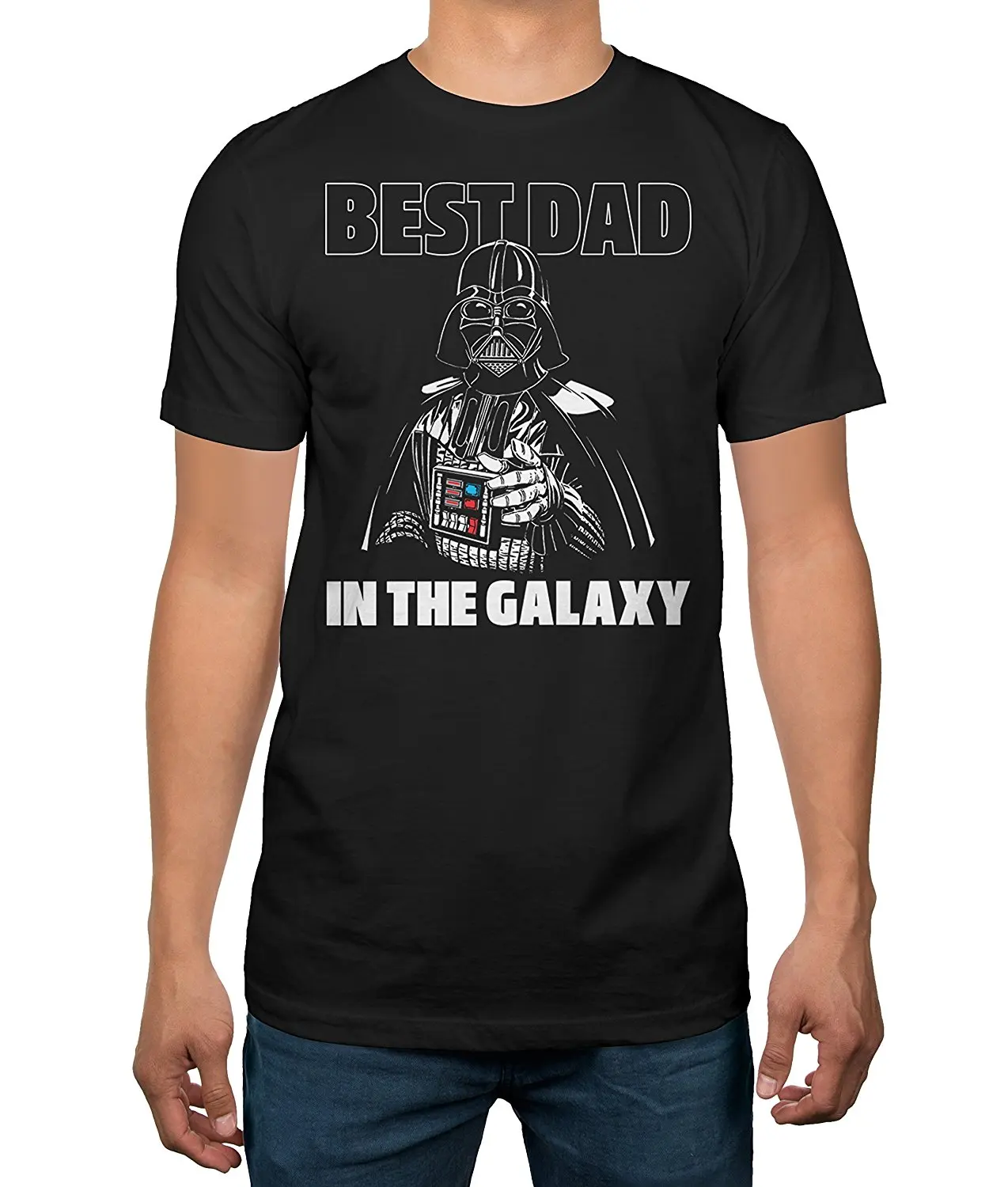 Star Wars Father's Day Дарт Вейдер Best папа мужские футболки хип-хоп короткий рукав