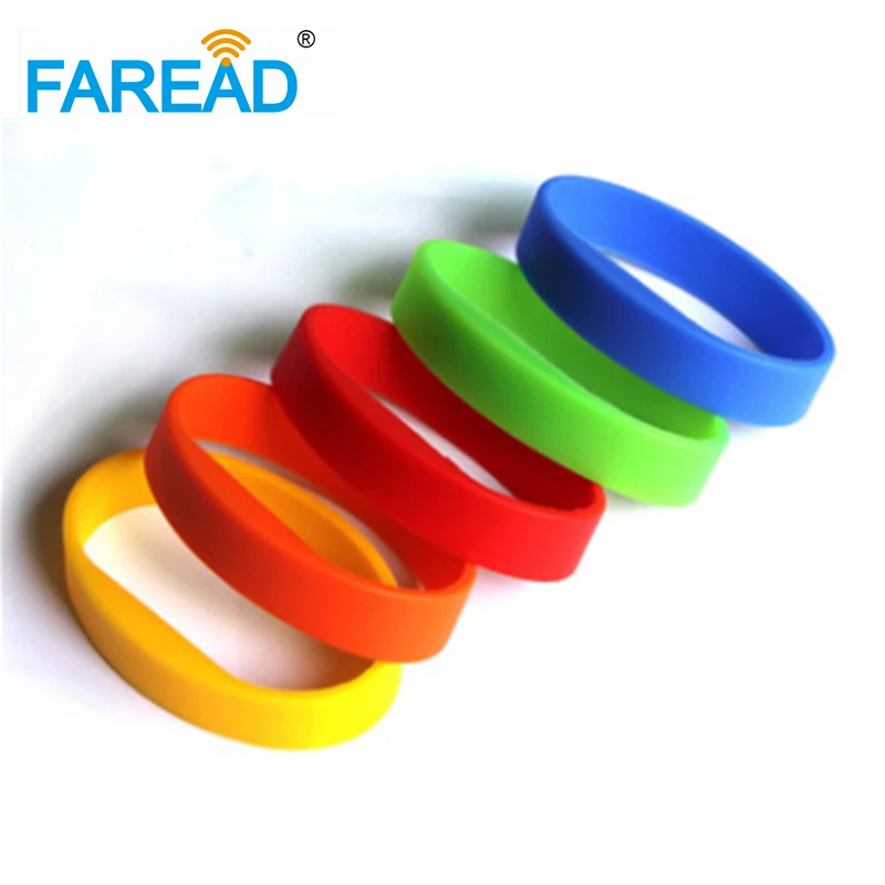 

Free shipping UHF Alie H3 RFID Silicone Wristband Bracelet 100pcs/lot