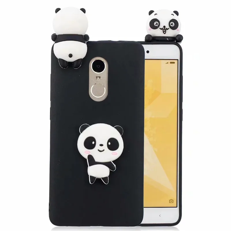 Силиконовый чехол для телефона с 3d изображением милой панды единорога кактуса