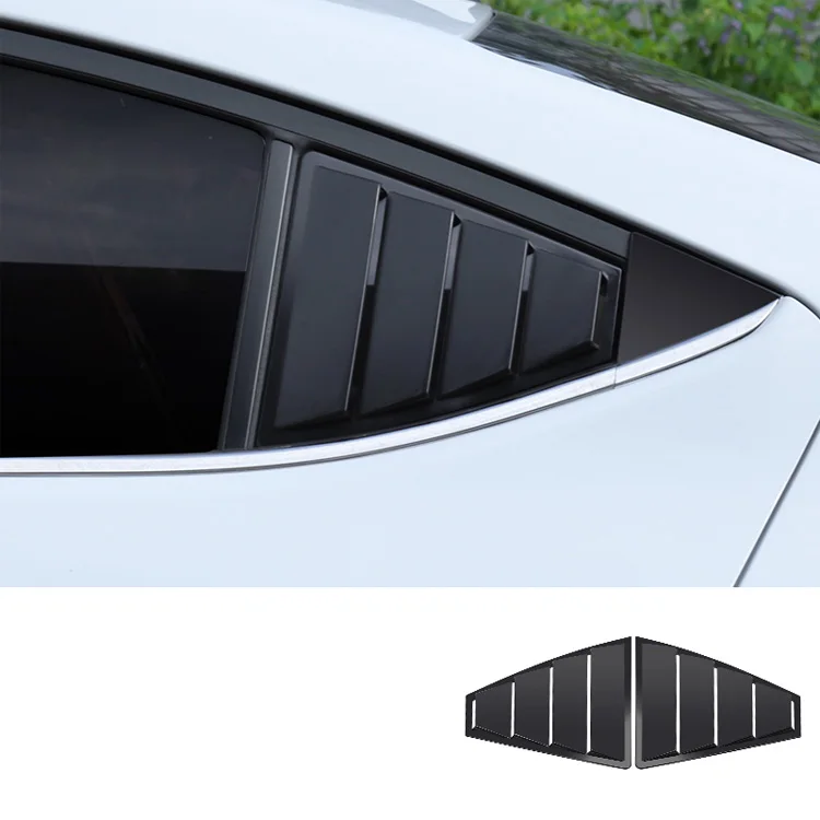 Для hyundai Elantra Avante ABS матовая ручка на заднее стекло треугольная Крышка для чаши аксессуары для стайлинга автомобилей 2 шт. C1242