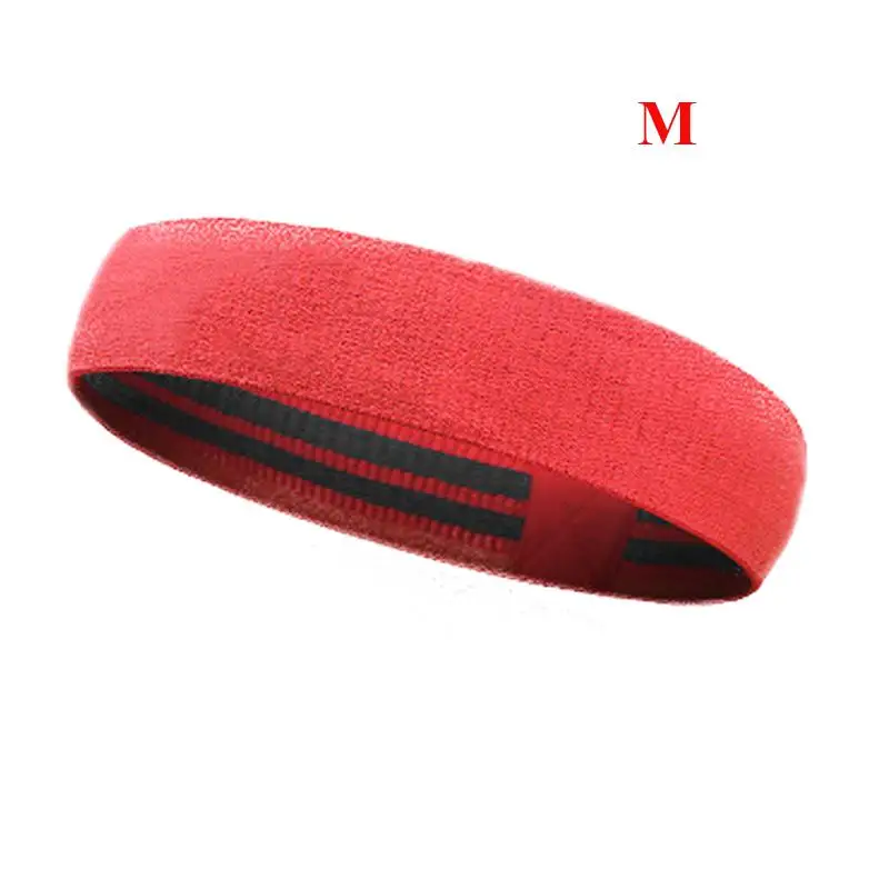 Red M 64cm Унисекс лента-трофей бедра кольцевая петля сопротивление группа тренировка, Упражнение повязки для тренировки для ног бедра Glute Butt приседания Нескользящие полосы - Цвет: Red M 64cm