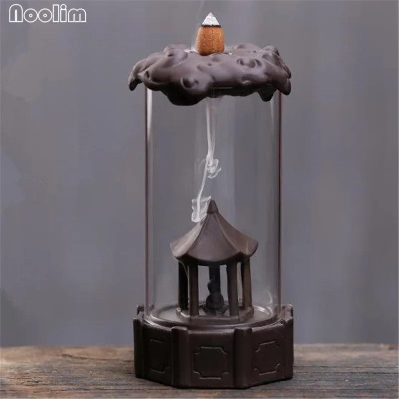 Zen буддистская акриловая крышка фонового благовония горелка креативный