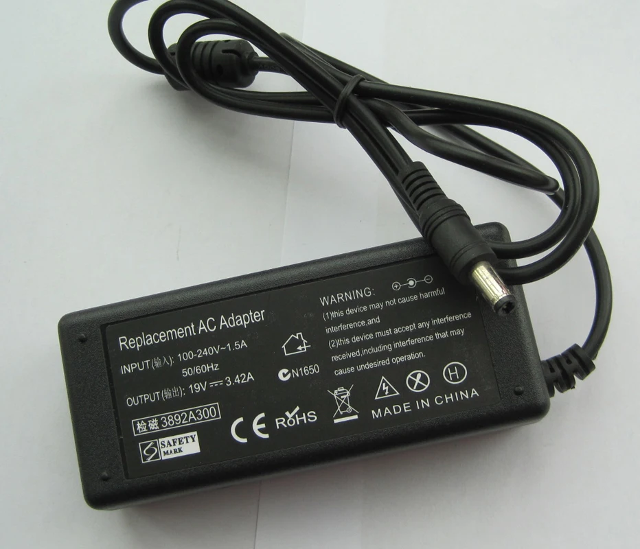 19V 3.42A 65W AC адаптер Зарядное устройство для TOSHIBA DynaBook N510 N300 LENOVO G530M G555|charger car|charger