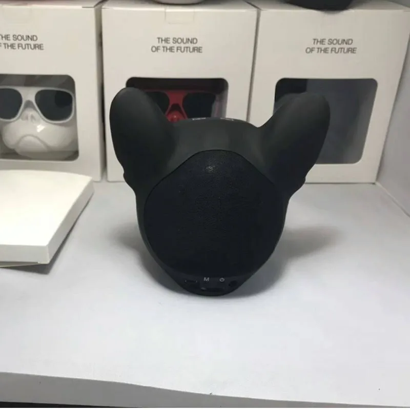 Портативный беспроводной Bluetooth динамик Aero bull dog Мини мультфильм сенсорный HIFI открытый мобильный телефон аудио сабвуфер персонализированный подарок